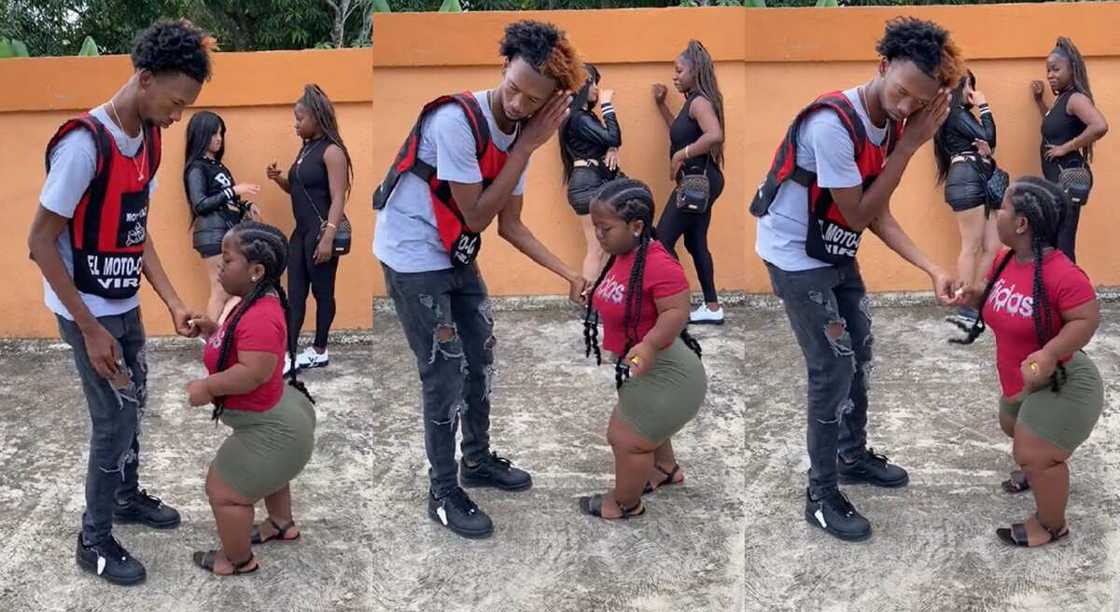 Photos of a smallish lady dancing with a tall man. Photos of a smallish lady dancing with a tall man.