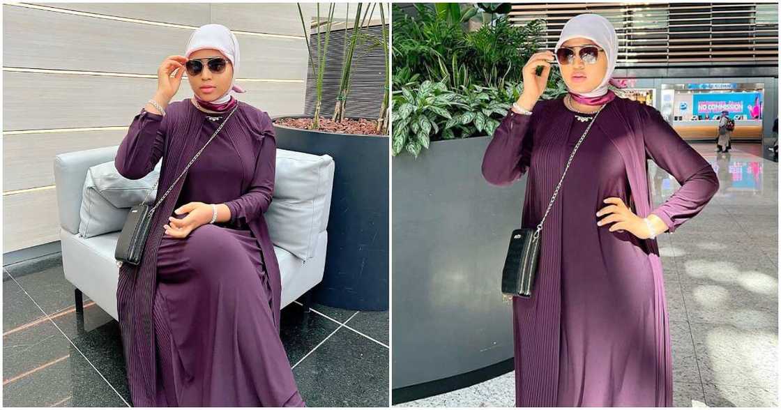 Regina Daniels rocks hijab during Ramadan.