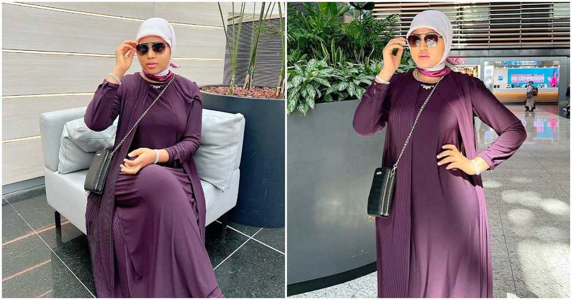 Regina Daniels rocks hijab during Ramadan. Regina Daniels rocks hijab during Ramadan.