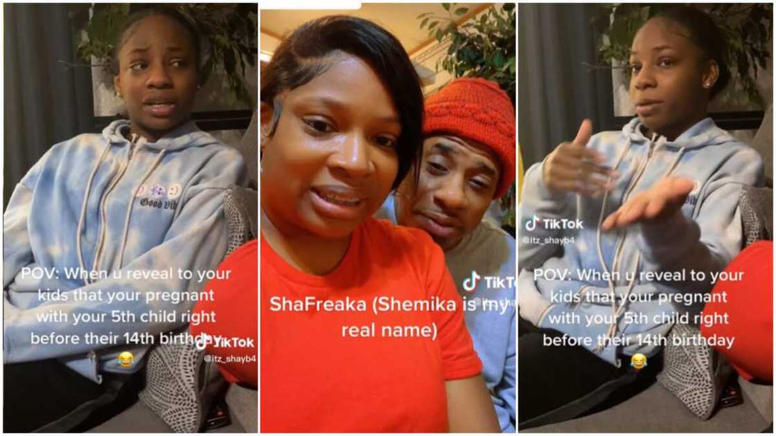 Pregnancy news in family/daughter cried at mum's pregnancy. Pregnancy news in family/daughter cried at mum's pregnancy.