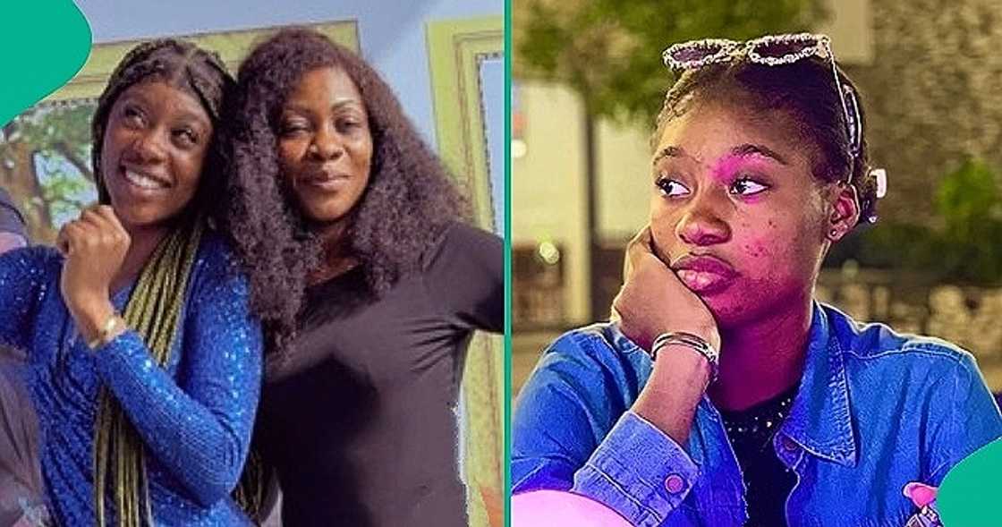 Suspicious lady reports father to mum after hearing female voice Suspicious lady reports father to mum after hearing female voice