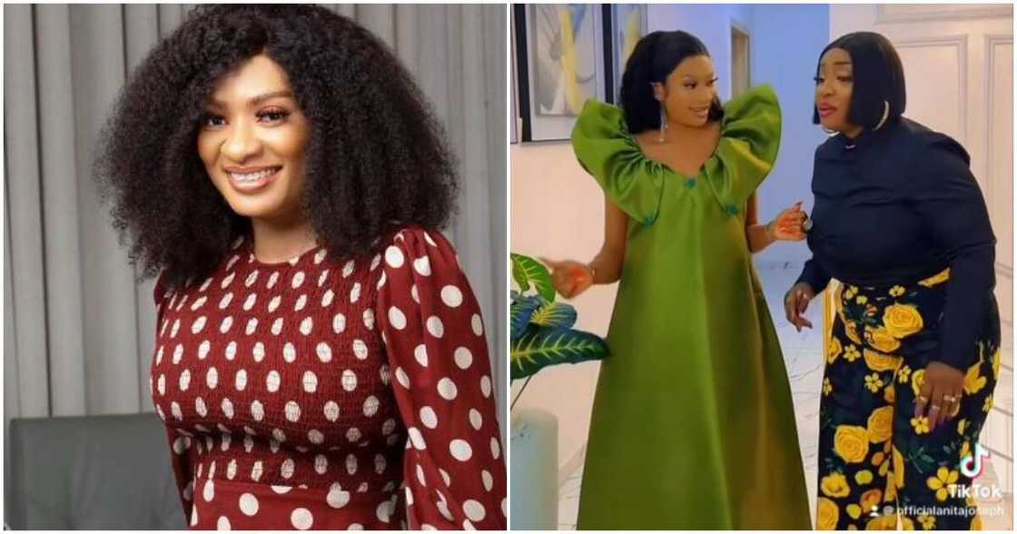 Yul Edochie's first wife May with actress Anita Joseph Yul Edochie's first wife May with actress Anita Joseph