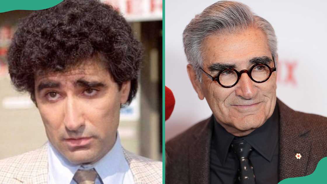 Eugene Levy then and now. Eugene Levy then and now.