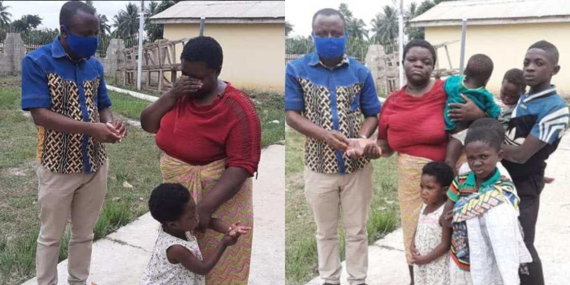 Touching lives: Struggling mum of 12 weeps as she received GHc1k to start business(Photos)