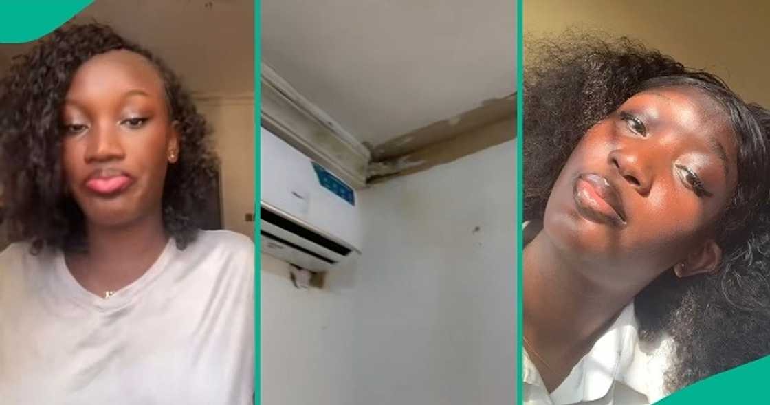 Lady displays what happened inside her room, says she moved into cursed house. Lady displays what happened inside her room, says she moved into cursed house.