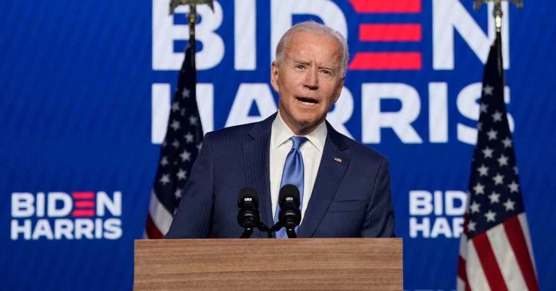 Joe Biden is the projected winner of the US elections after securing Pennsylvania. Photo credit: Getty Images Joe Biden is the projected winner of the US elections after securing Pennsylvania. Photo credit: Getty Images