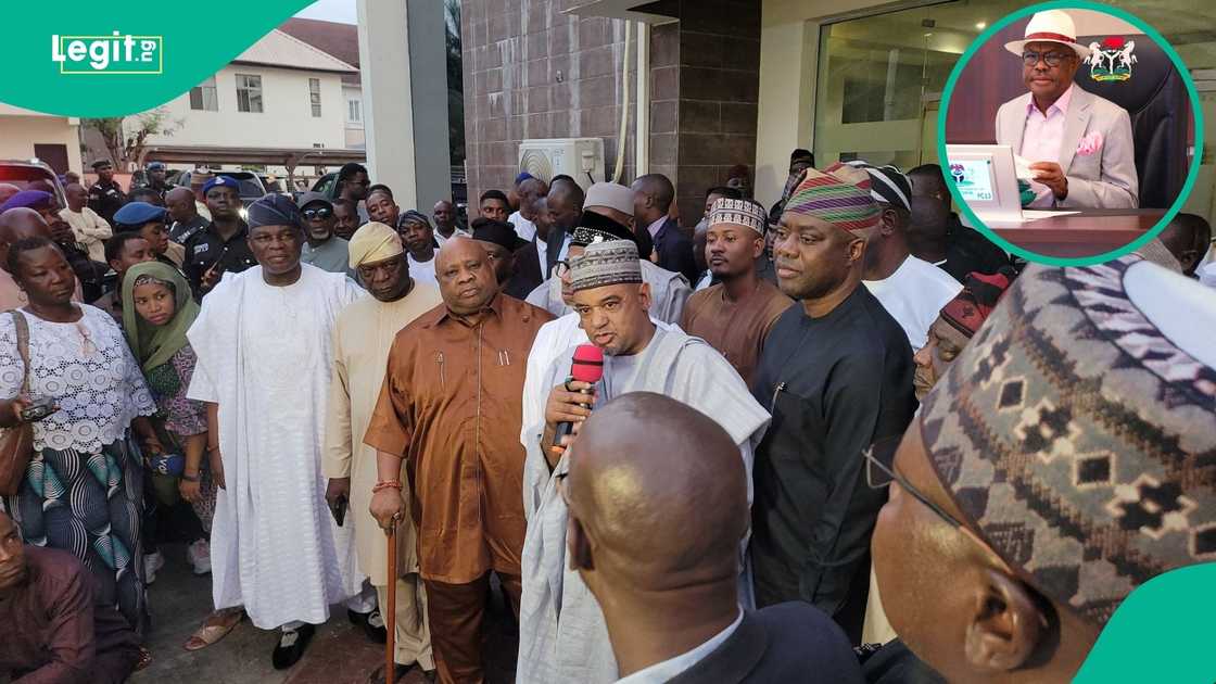 The PDP leaders have condemned the sealing of its national headquarters by the Nyesom Wike-led FCTA, saying it was not democratic.