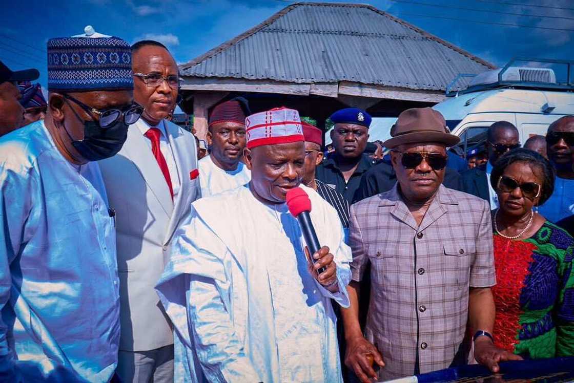 Kwankwaso a Jihar Ribas. Kwankwaso a Jihar Ribas.