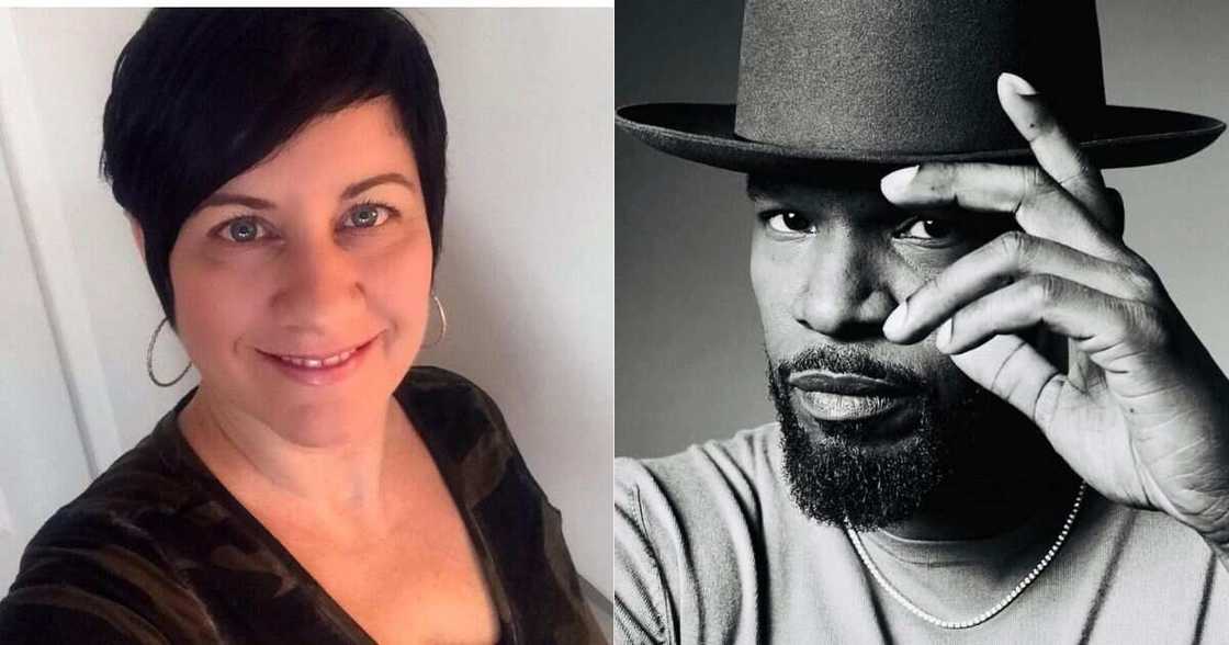 Connie Kline and Jamie Foxx