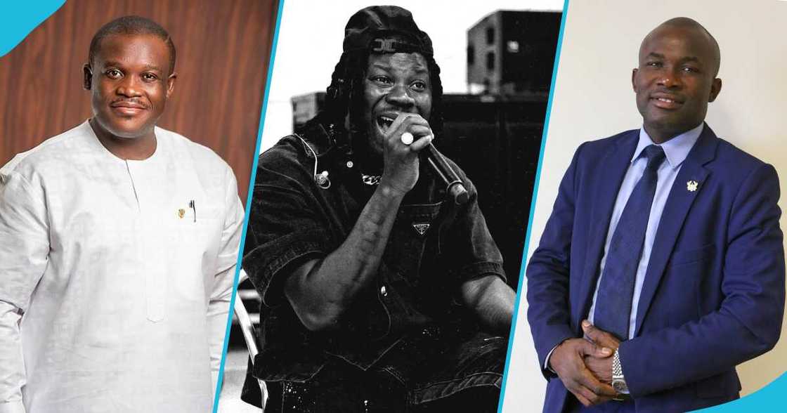 Sam George, Stonebwoy and Peter Twumasi in photos Sam George, Stonebwoy and Peter Twumasi in photos