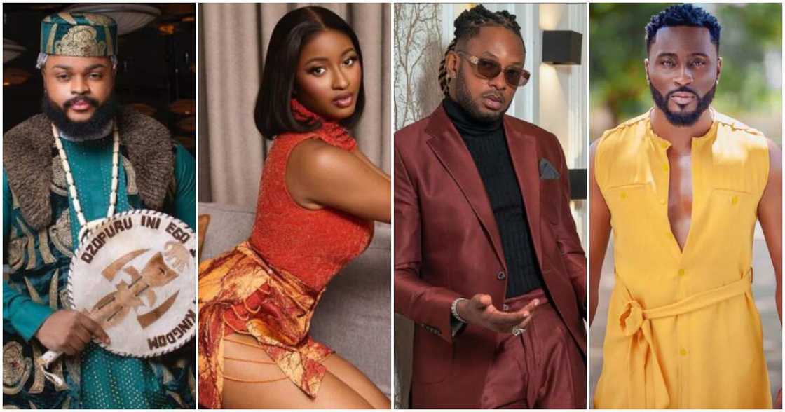 BBNaija All Stars Whitemoney, BBNaija All Stars Kim Oprah, BBNaija All Stars Cross, BBNaija All Stars Pere