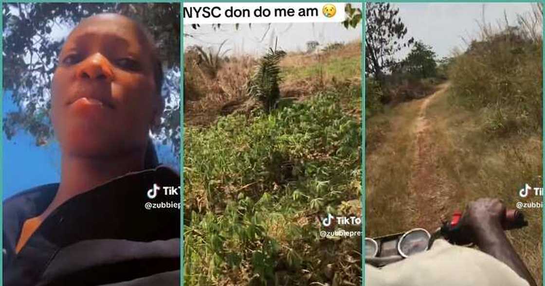 Female corper shares painful video over the area she was redeployed to Female corper shares painful video over the area she was redeployed to