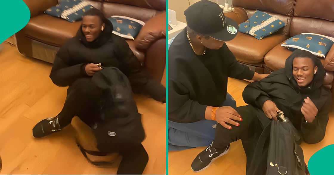 Nigerian man reacts after completing his first 12 hour shift in UK, video trends