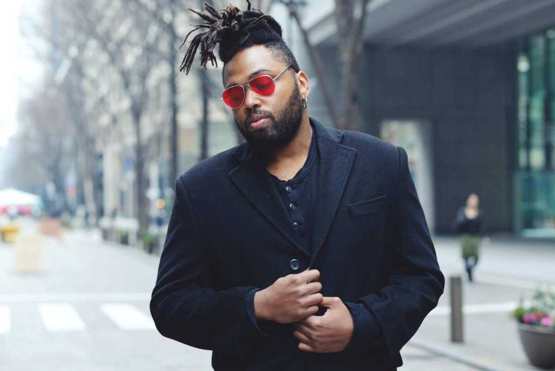 Black chubby man Black chubby man