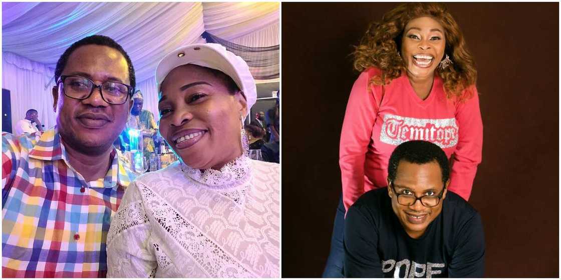 Tope Alabi and her husband Tope Alabi and her husband