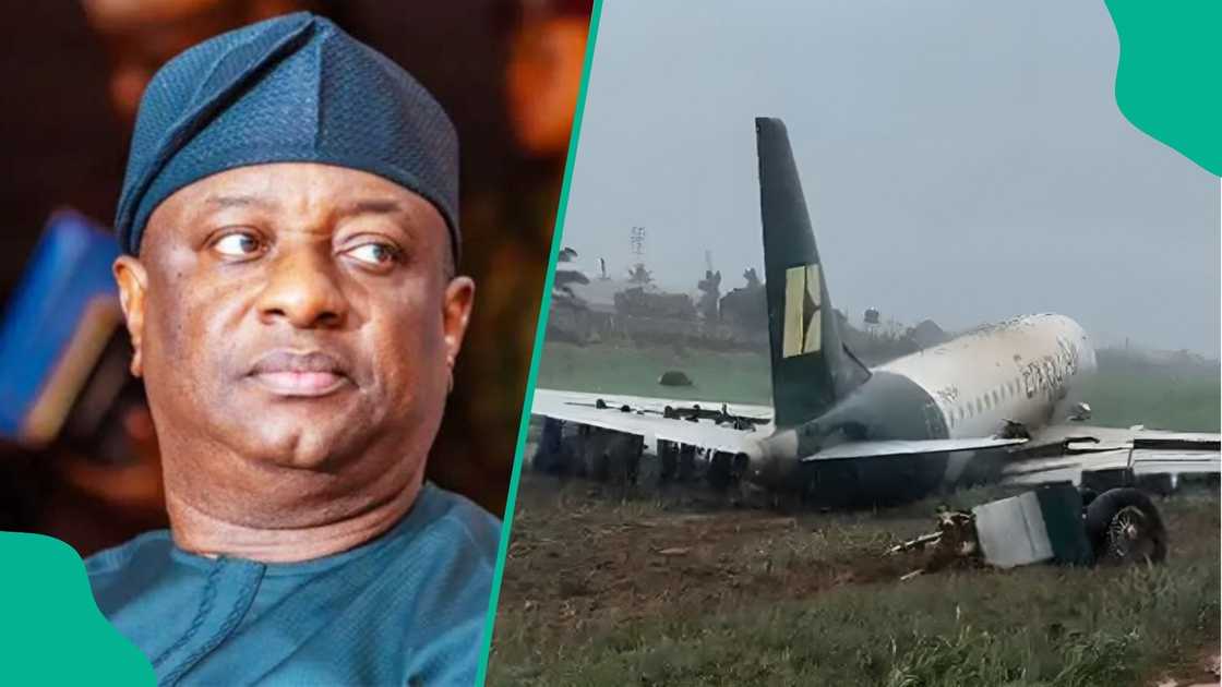 An Enugu Air aircraft skidded off the runway after landing on Friday, July 23.
