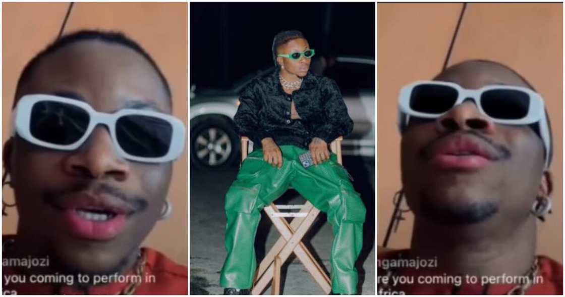 Photos of singer Oxlade Photos of singer Oxlade