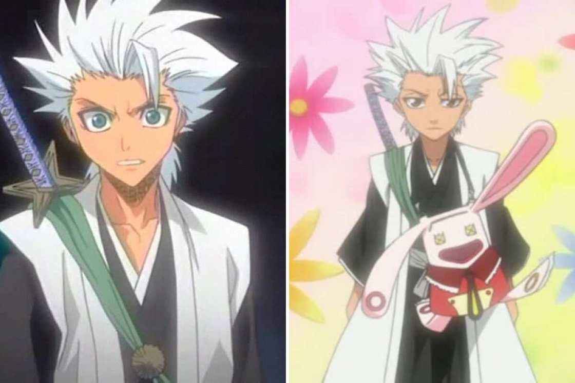 Anime characters with long white hair Anime characters with long white hair