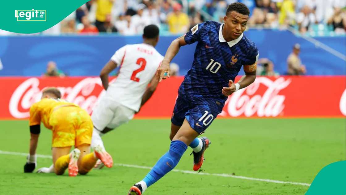 Kylian Mbappe celebrates after scoring for France during the FIFA World Cup 2026 Bronze Final against England. Photo by Sarah Stier Kylian Mbappe celebrates after scoring for France during the FIFA World Cup 2026 Bronze Final against England. Photo by Sarah Stier