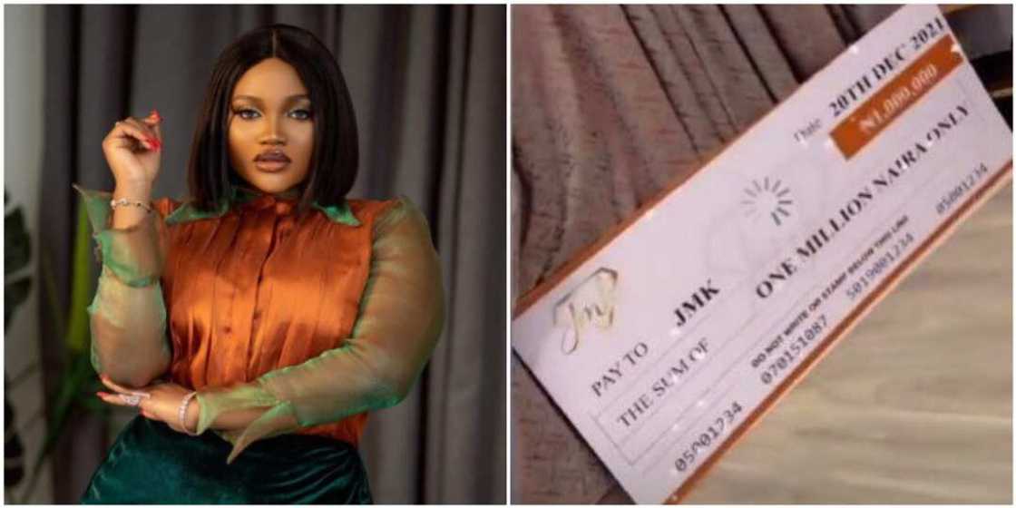 JMK gets N1 million birthday gift JMK gets N1 million birthday gift