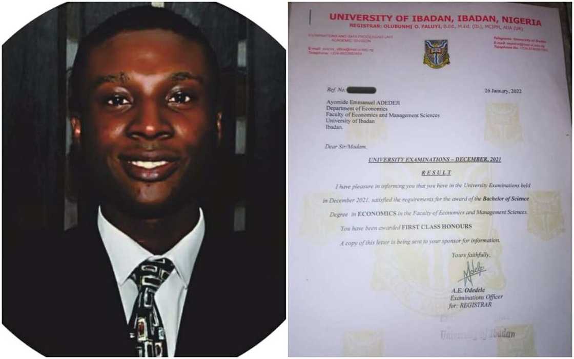 Ayomide Adedeji bags first class in Economics from the University of Ibadan Ayomide Adedeji bags first class in Economics from the University of Ibadan