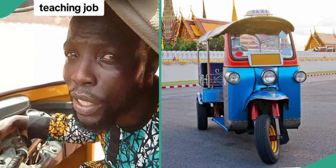 Keke rider who makes N6,000 within two hours. Keke rider who makes N6,000 within two hours.