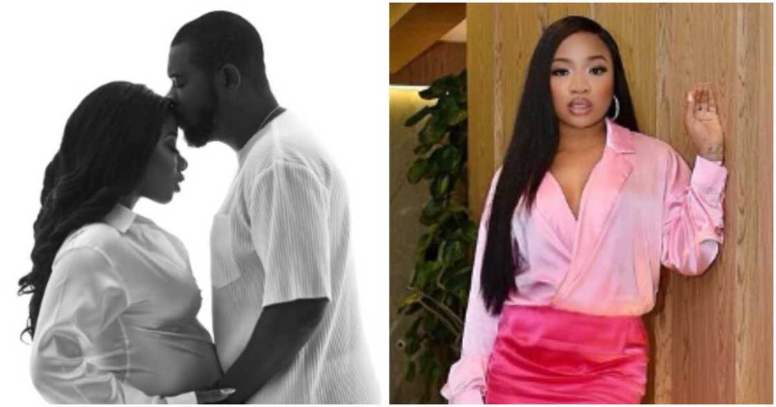Nigerian singer Mo'Cheddah and hubby Nigerian singer Mo'Cheddah and hubby