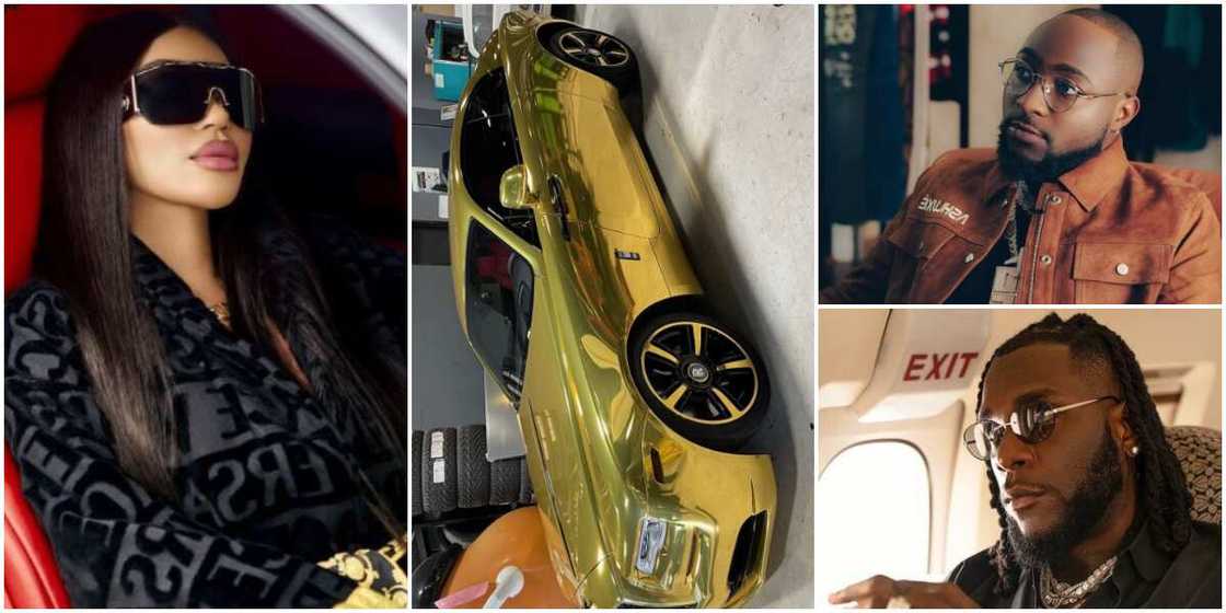 They Are My Sons: Singer Dencia Shades Davido, Burna Boy, As She Flaunts Her 3rd Rolls Royce They Are My Sons: Singer Dencia Shades Davido, Burna Boy, As She Flaunts Her 3rd Rolls Royce