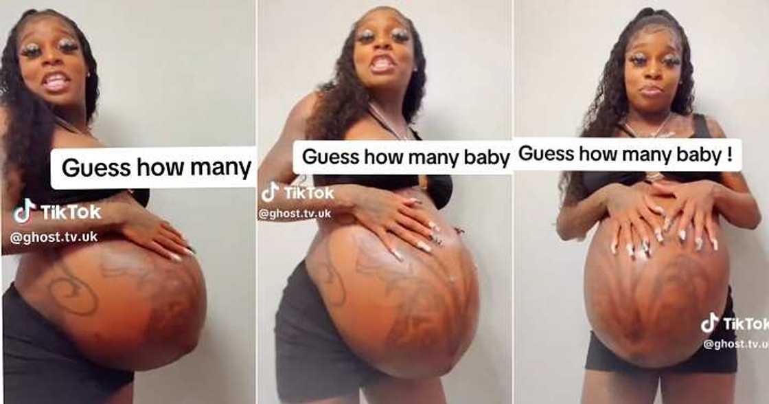 Pregnant woman asks people to guess number of unborn babies Pregnant woman asks people to guess number of unborn babies