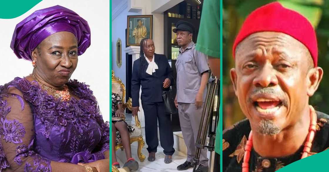 Patience Ozokwo celebrates Nkem Owoh. Patience Ozokwo celebrates Nkem Owoh.