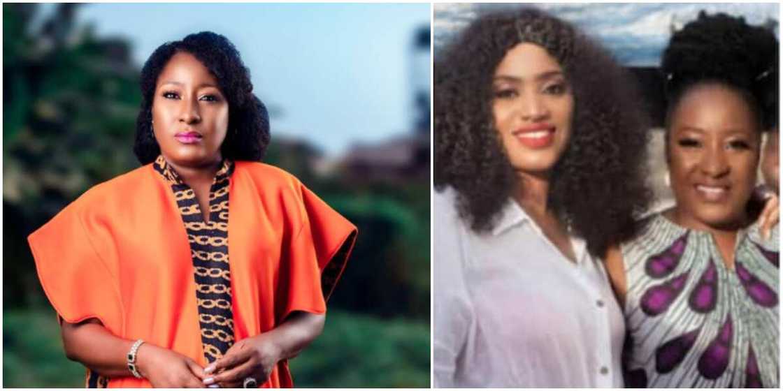 Ireti Doyle and daughter. Ireti Doyle and daughter.