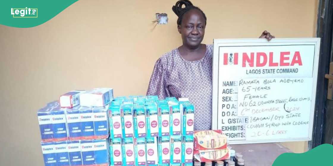NDLEA nabs grandma with hard drugs NDLEA nabs grandma with hard drugs