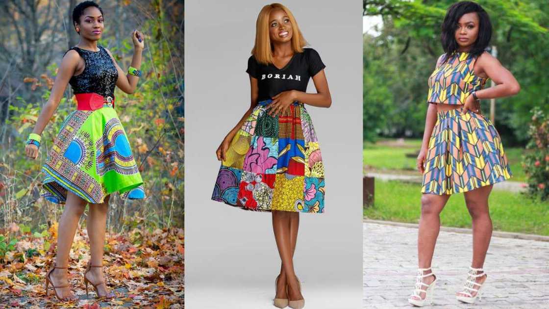 Ankara skirts for slim ladies