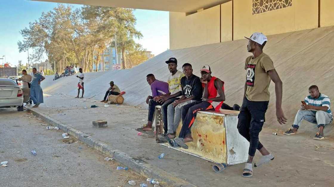 Migrants from sub-Saharan Africa take what work they can get in Libya, desperate to scrape together the money for their next attempt to reach Europe Migrants from sub-Saharan Africa take what work they can get in Libya, desperate to scrape together the money for their next attempt to reach Europe