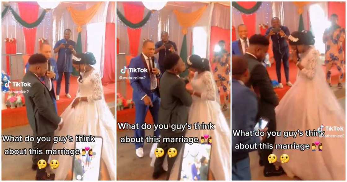 Wedding drama, groom slaps bride, wedding incident, wedding video Wedding drama, groom slaps bride, wedding incident, wedding video