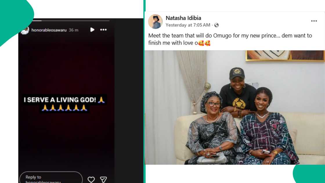 Edo lawmaker Natasha seemingly confirms welcoming first child with 2Baba. Edo lawmaker Natasha seemingly confirms welcoming first child with 2Baba.