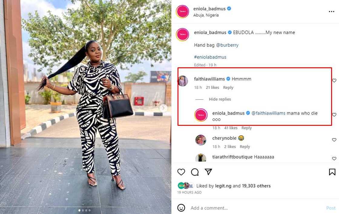 Eniola Badmus Eniola Badmus