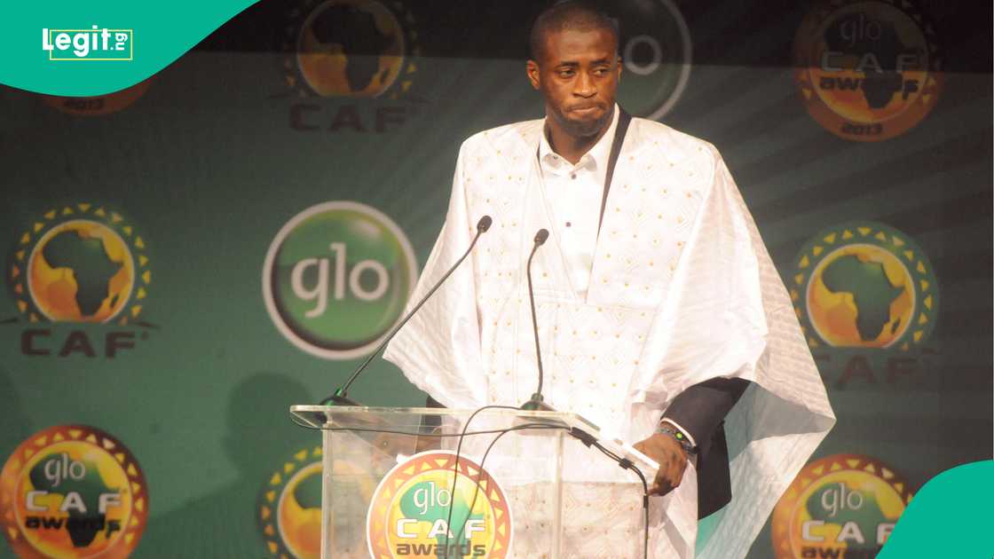 Yaya Toure, CAF Awards, Lagos, Nigeria, 2013. Yaya Toure, CAF Awards, Lagos, Nigeria, 2013.