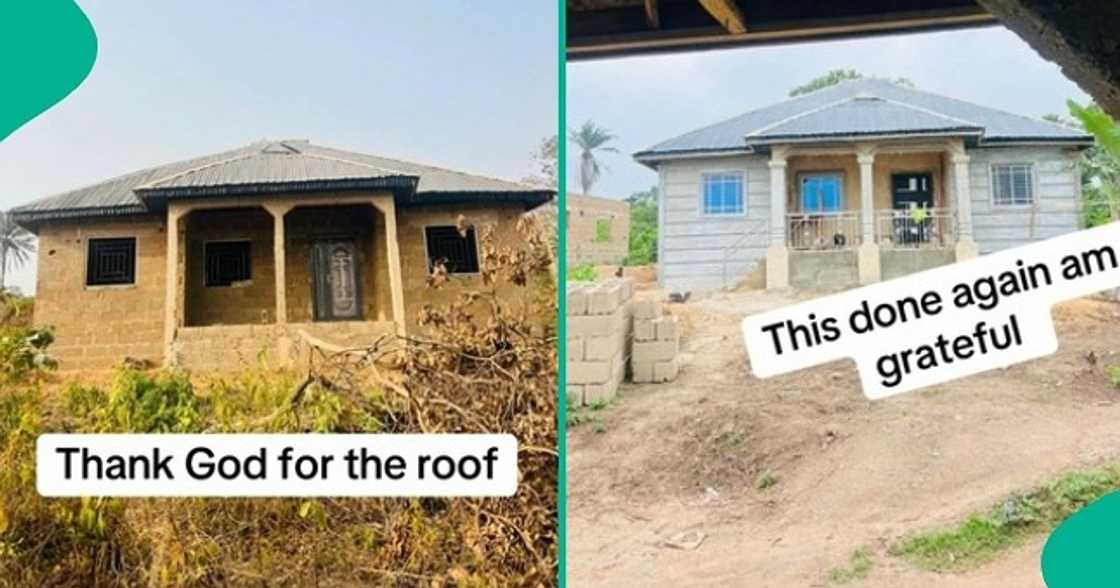 Nigerian man excited as he finally becomes landlord, shows off the new house he built. Nigerian man excited as he finally becomes landlord, shows off the new house he built.