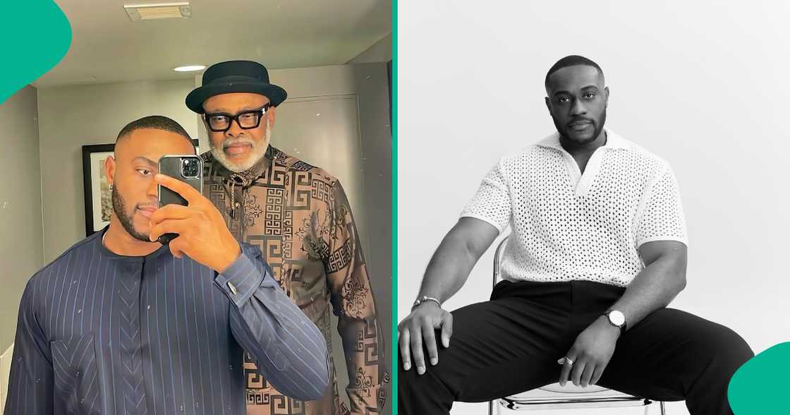 BBN Kolapo's dad makes ladies drool as his photo, video emerges online.