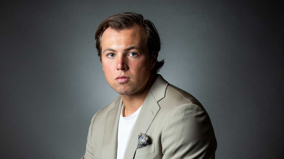 Charlie McAvoy of the Boston Bruins poses for a portrait Charlie McAvoy of the Boston Bruins poses for a portrait