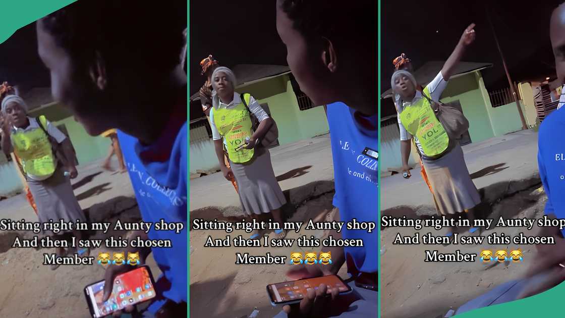 Reactions trail video of Lord's Chosen woman squaring off with young man over her church's testimonies Reactions trail video of Lord's Chosen woman squaring off with young man over her church's testimonies