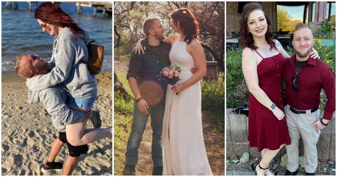 Tall woman with short husband. Tall woman with short husband.