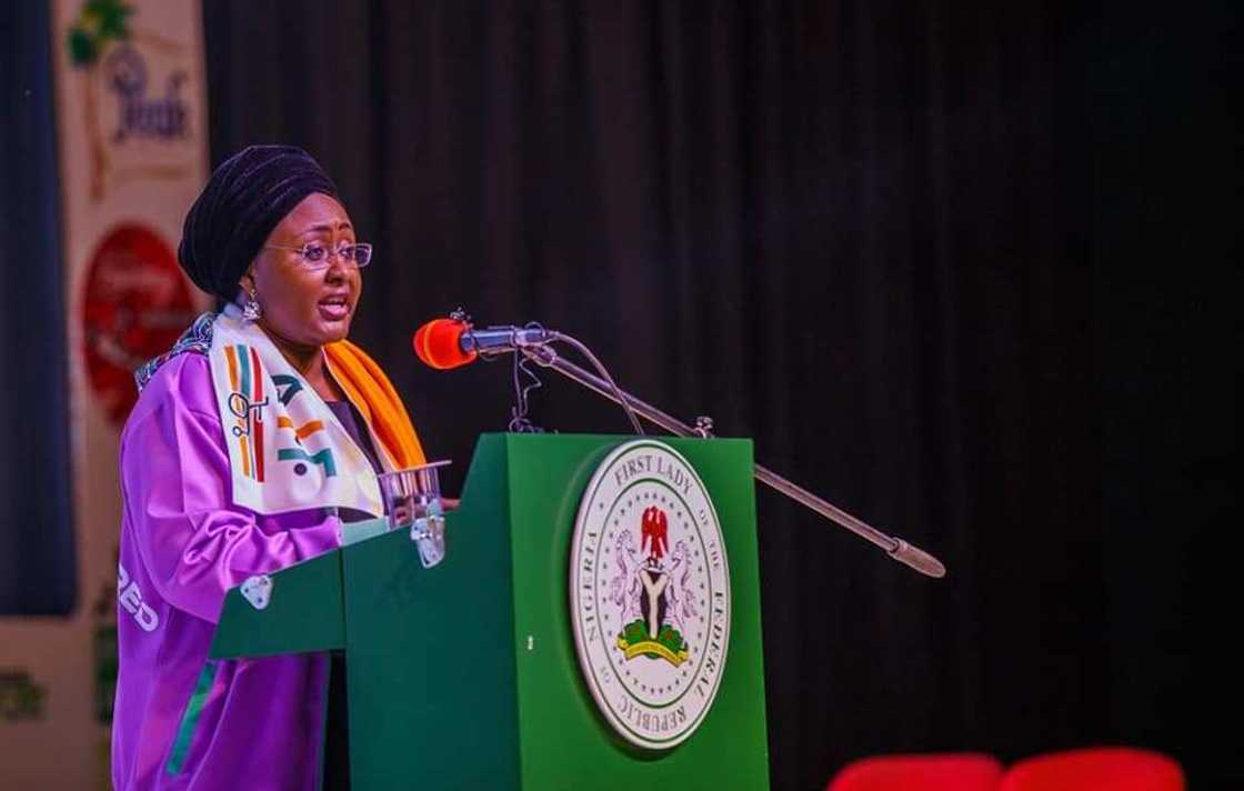 Aisha Buhari explains why she has faith in Nigerian youths Aisha Buhari explains why she has faith in Nigerian youths