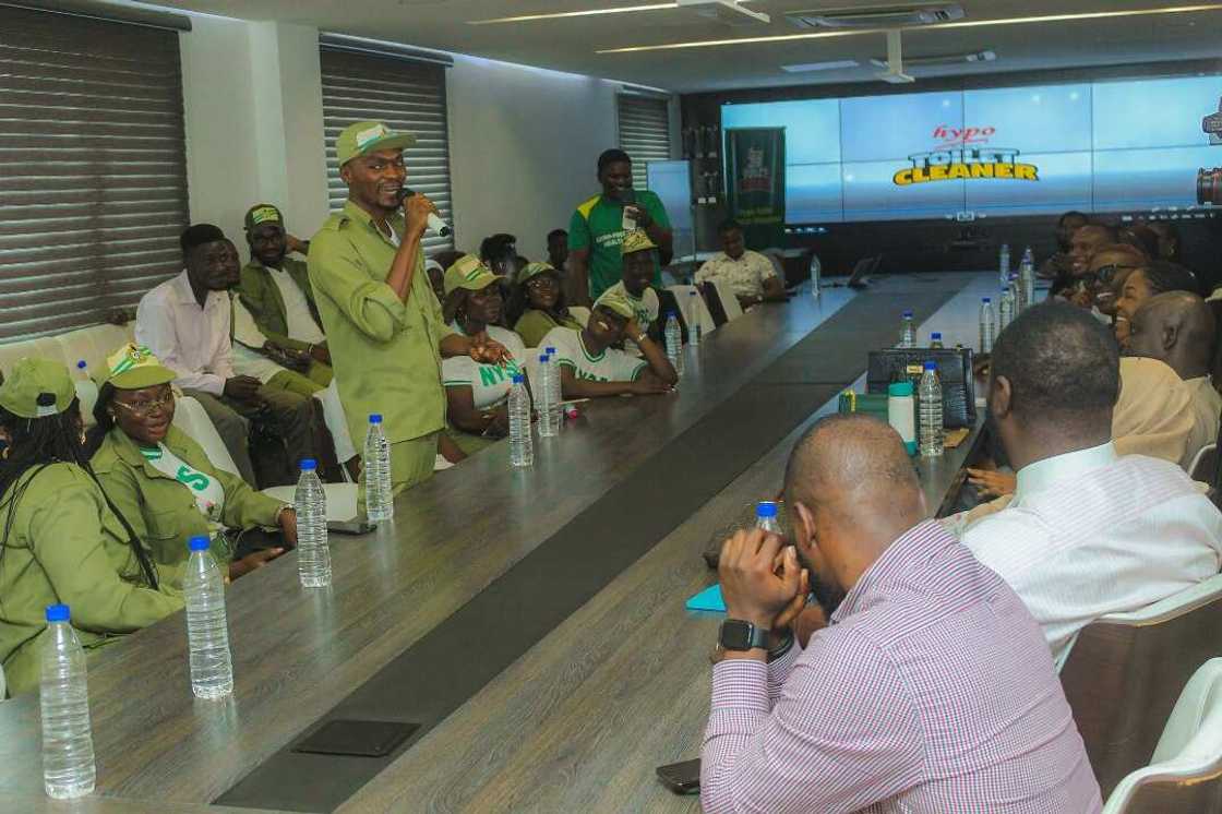 HYPO Toilet Cleaner Rewards NYSC Toilet Rescue Volunteers HYPO Toilet Cleaner Rewards NYSC Toilet Rescue Volunteers