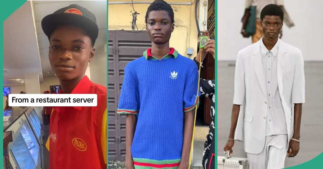 Nigerian man models for Fendi. Nigerian man models for Fendi.