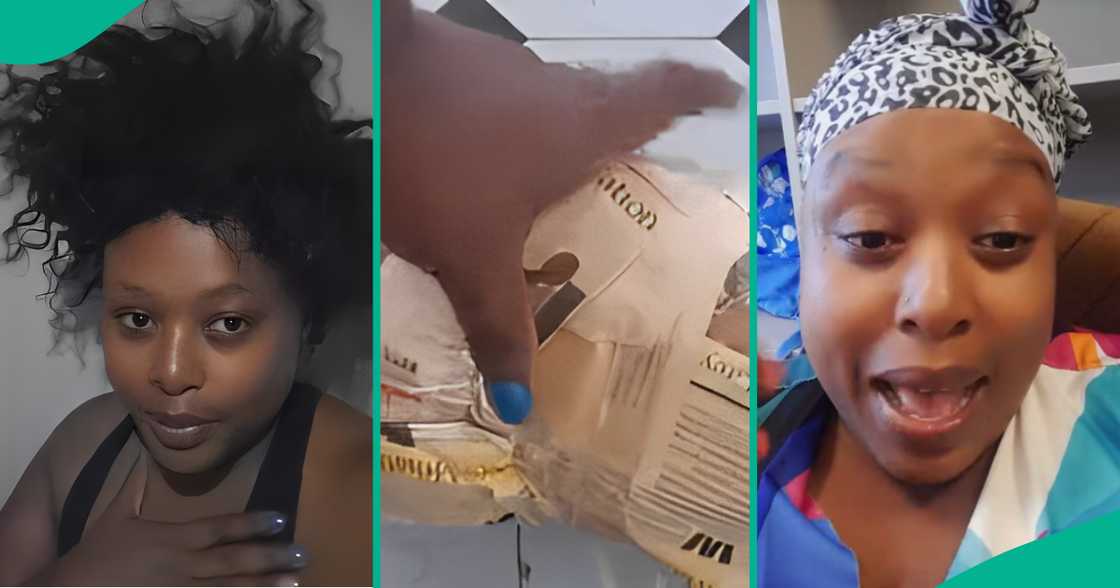 Reactions as woman unwraps her wedding gift after 12 years