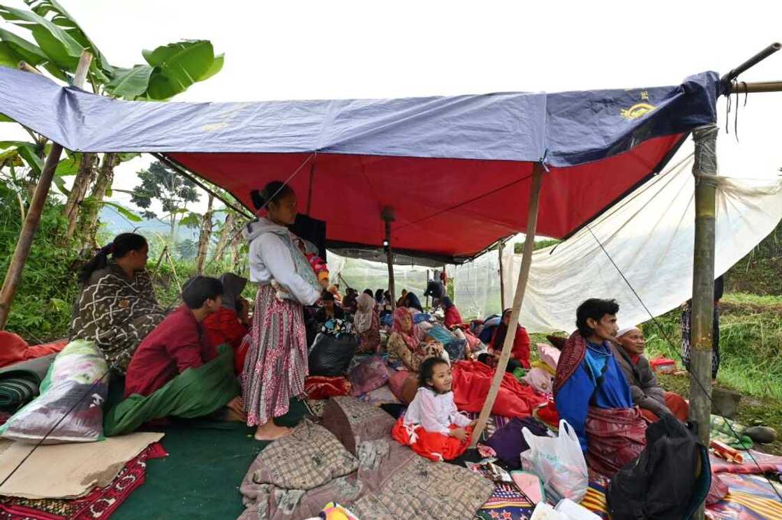 Temporary shelters were set up around Cianjur after the quake, at least 3 babies were born in just one of them Temporary shelters were set up around Cianjur after the quake, at least 3 babies were born in just one of them