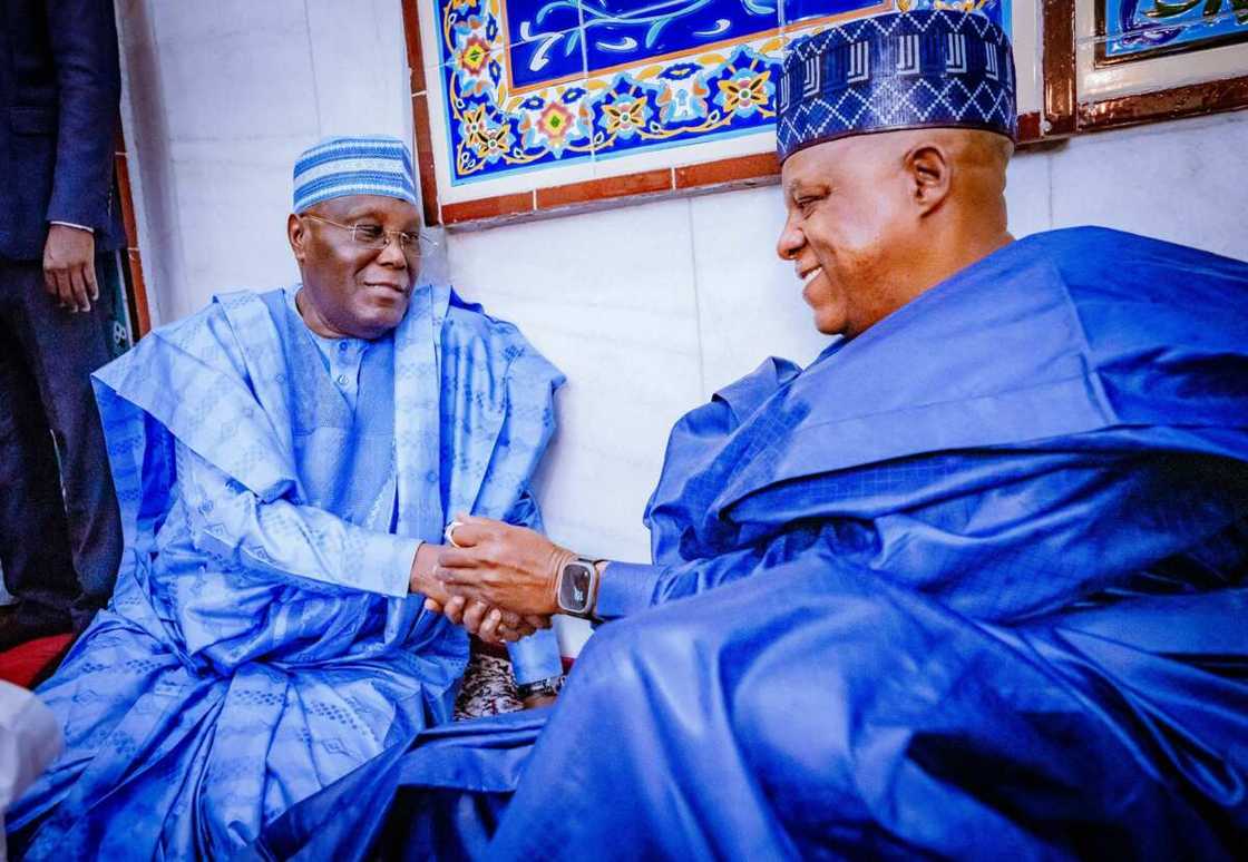 Atiku ya hadu Shettima a Abuja Atiku ya hadu Shettima a Abuja