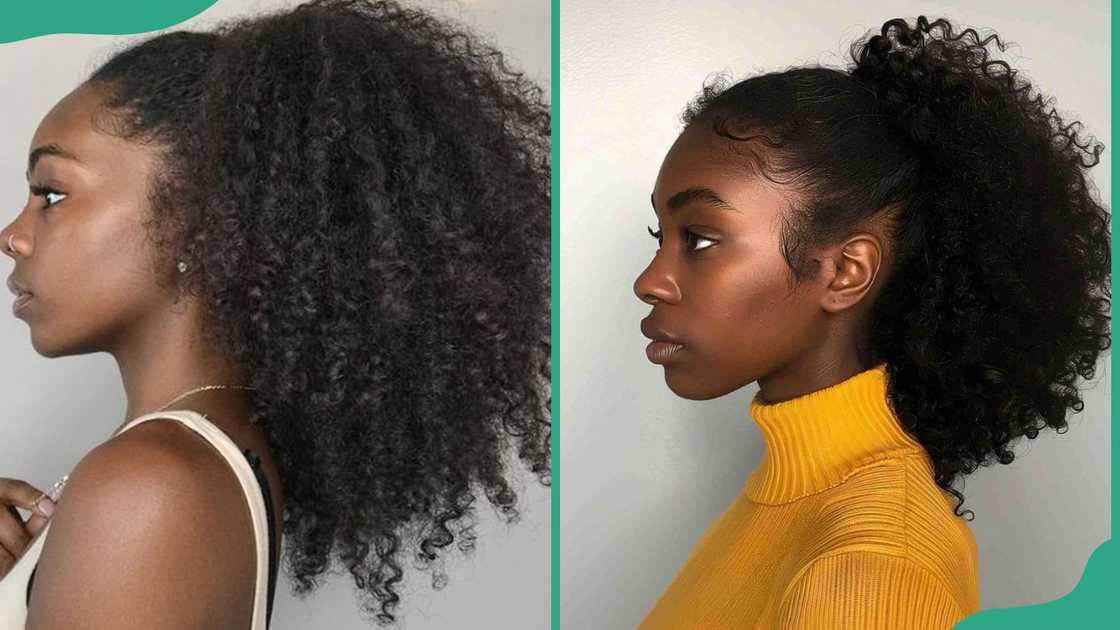 Twist-out ponytail Twist-out ponytail